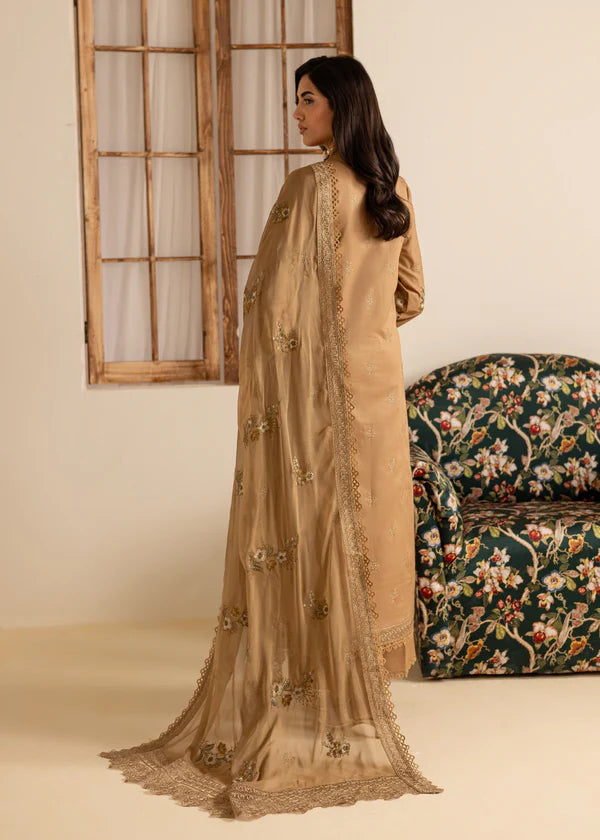 Marjjan Zohra Unstitched Emb Lawn'25 - Sufi Fabrics