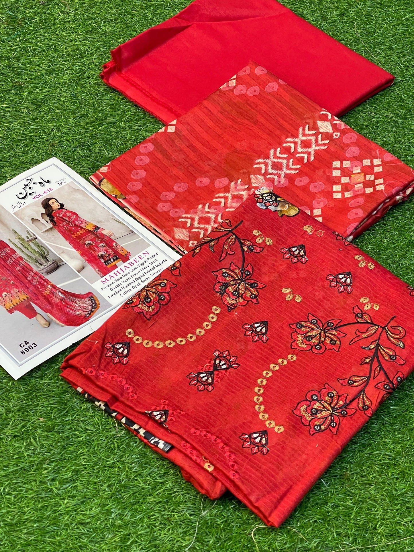 MAHJABEEN - PREMIUM EMBROIDERY LAWN COLLECTION