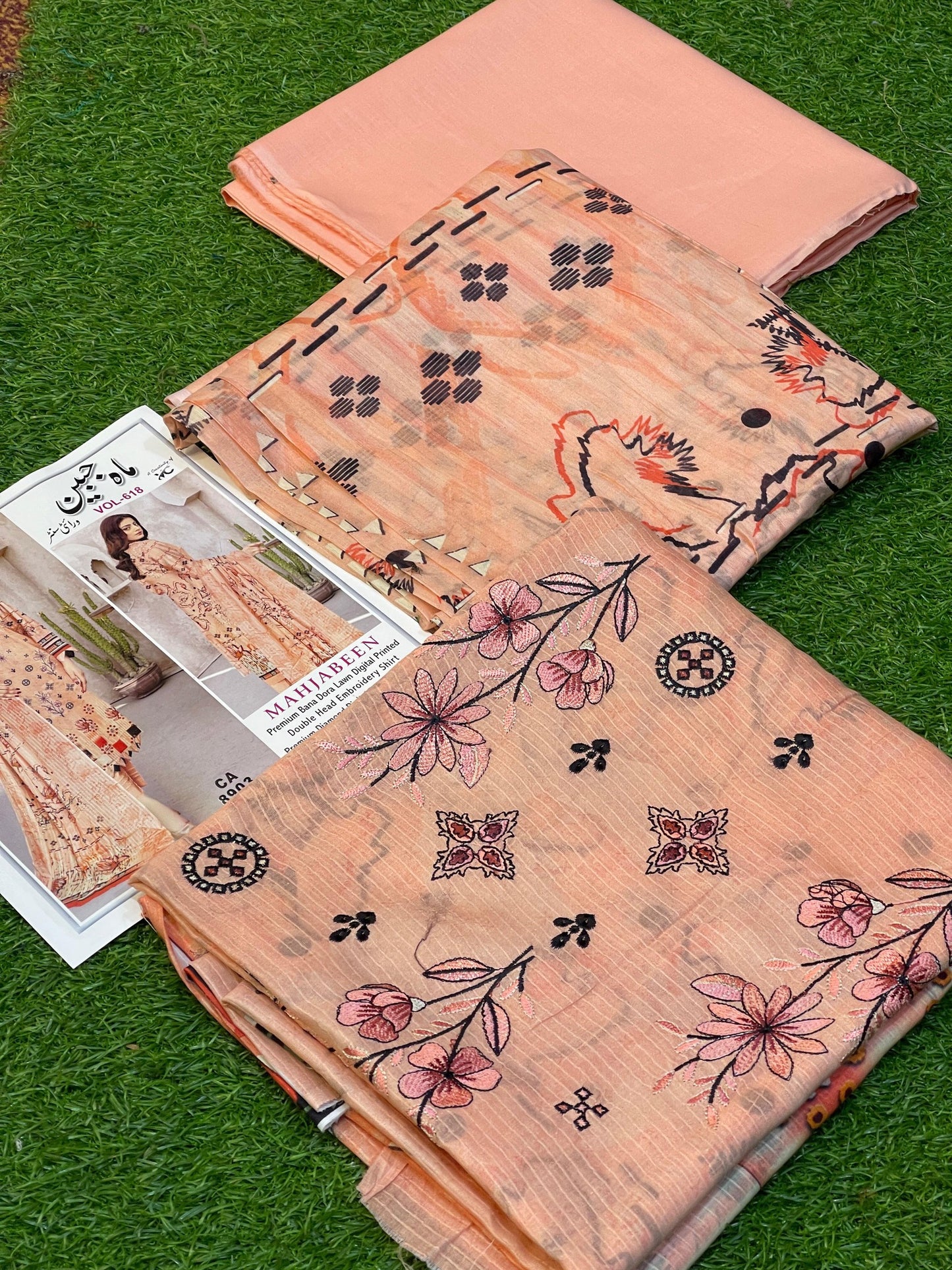 MAHJABEEN - PREMIUM EMBROIDERY LAWN COLLECTION