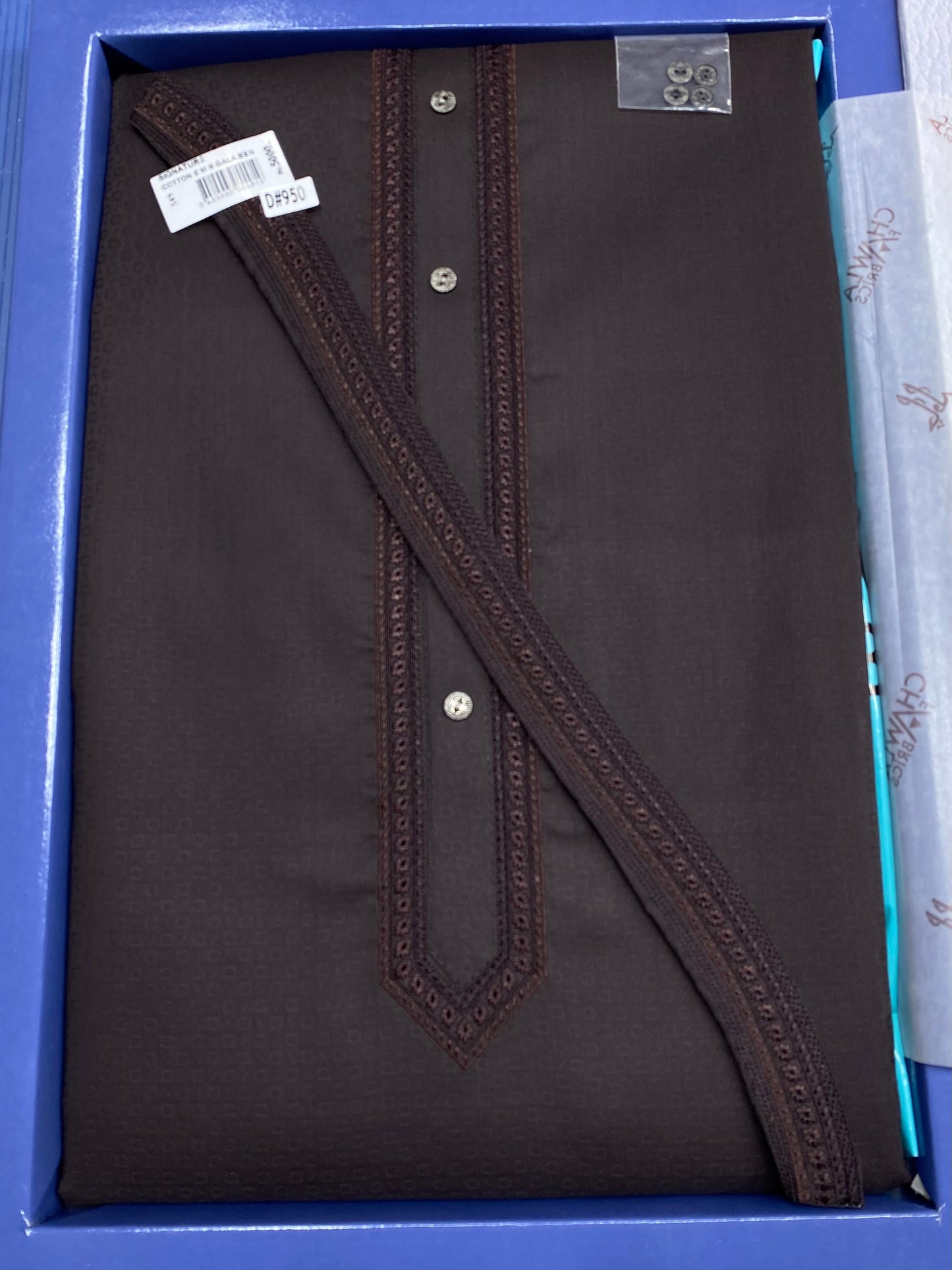 Signature Embroidery Suit D#805