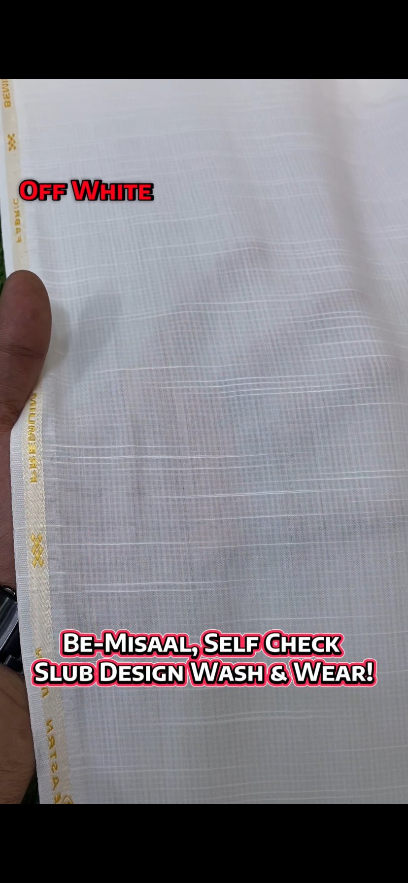 Be-Misaal W&W || Self Check Slub Design