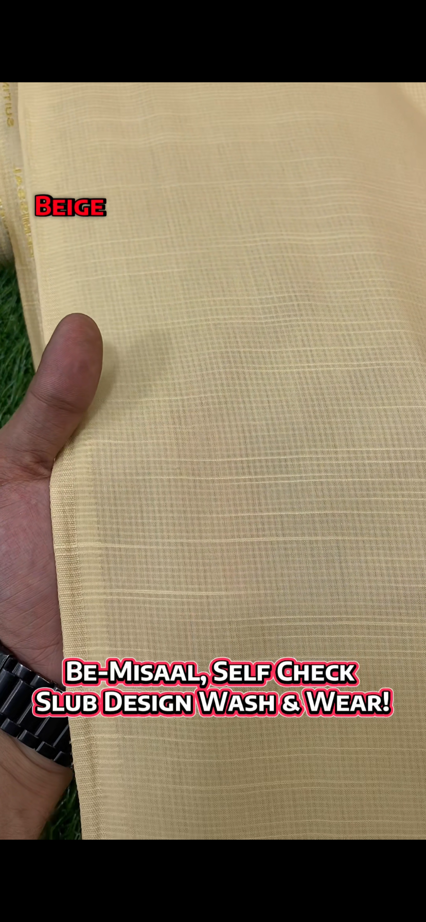Be-Misaal W&W || Self Check Slub Design