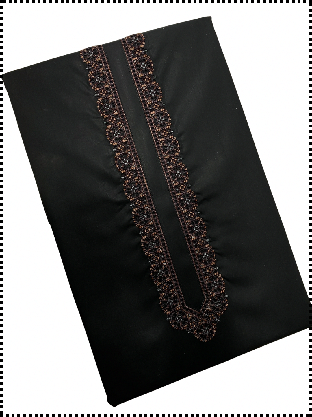 Chawla - Black Embroidery Suit D#003