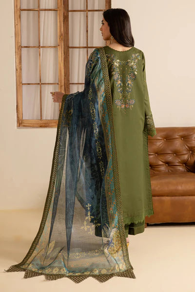 Marjjan Zohra Unstitched Emb Lawn'25 - Sufi Fabrics