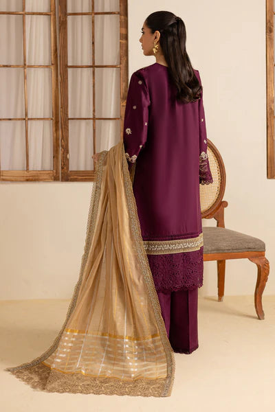 Marjjan Zohra Unstitched Emb Lawn'25 - Sufi Fabrics