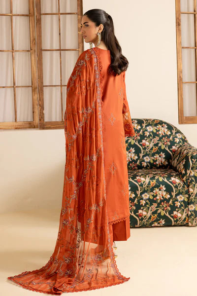 Marjjan Zohra Unstitched Emb Lawn'25 - Sufi Fabrics