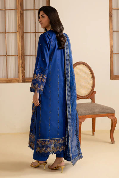 Marjjan Zohra Unstitched Emb Lawn'25 - Sufi Fabrics