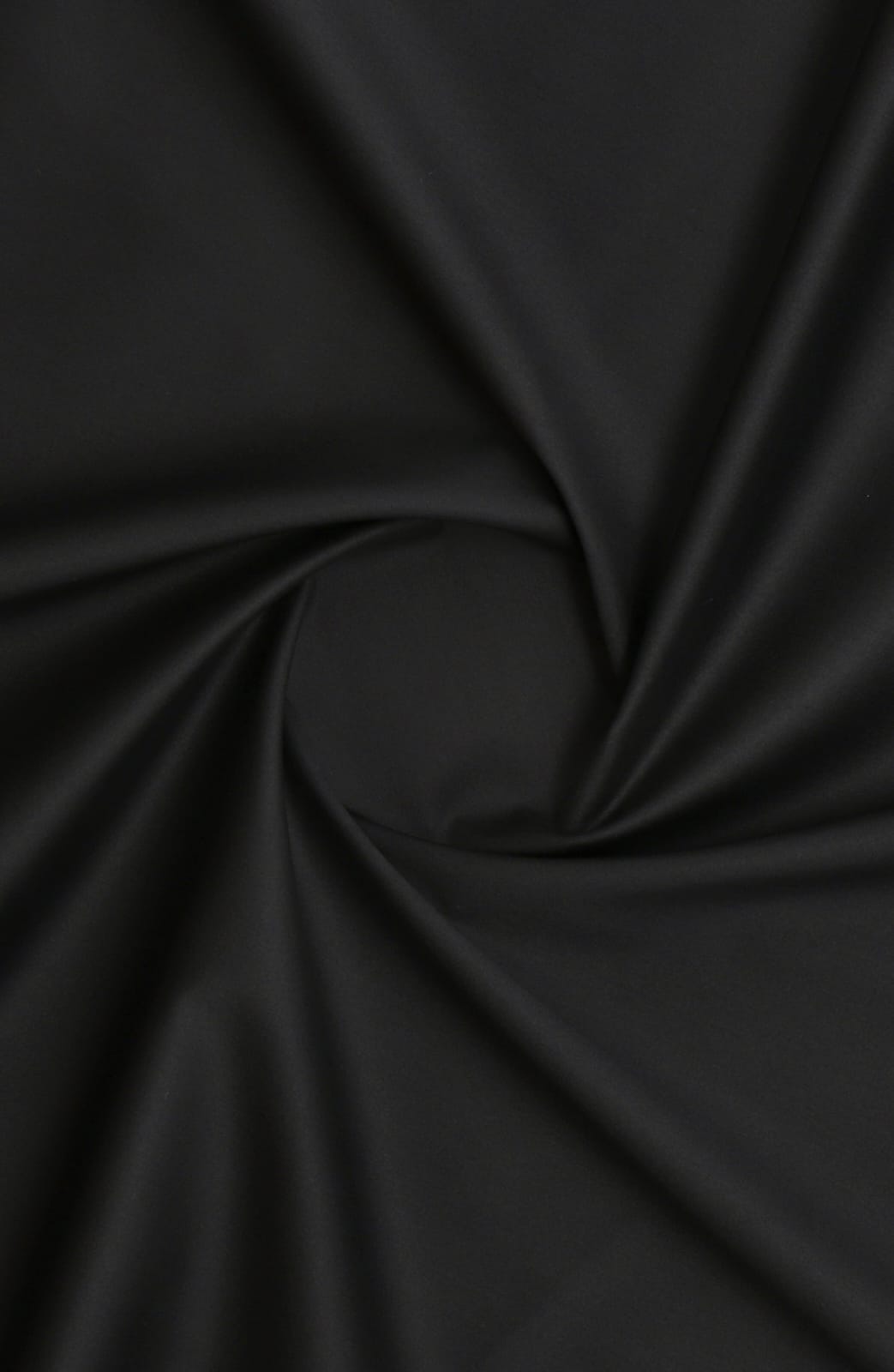 Jet Black Premium Camry Cotton Suiting Fabric - Sufi Fabrics