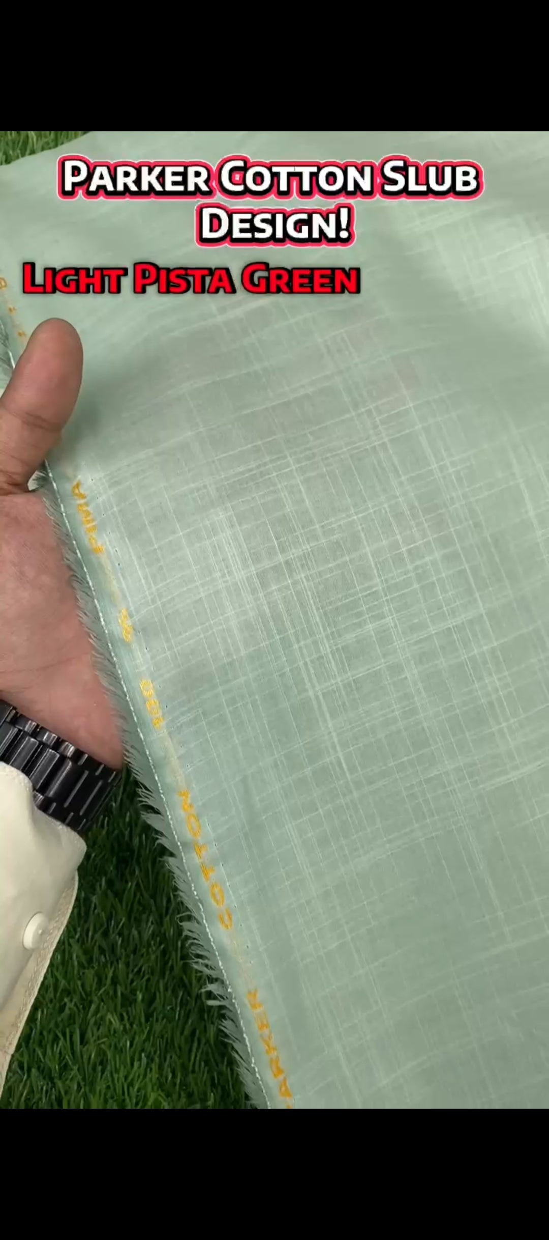 Parker Cotton || Cross Slub Design