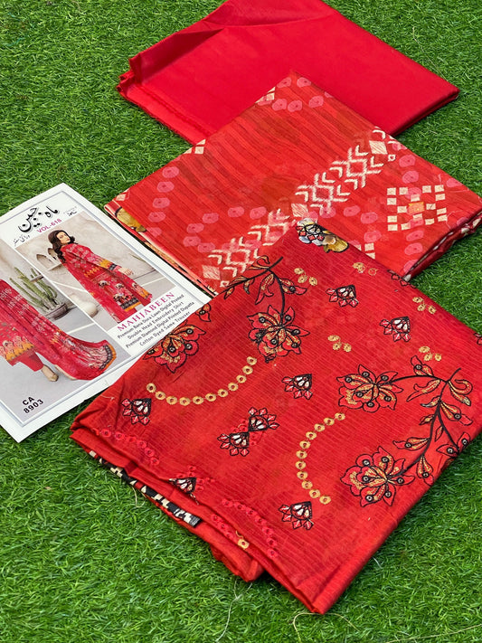 MAHJABEEN - PREMIUM EMBROIDERY LAWN COLLECTION