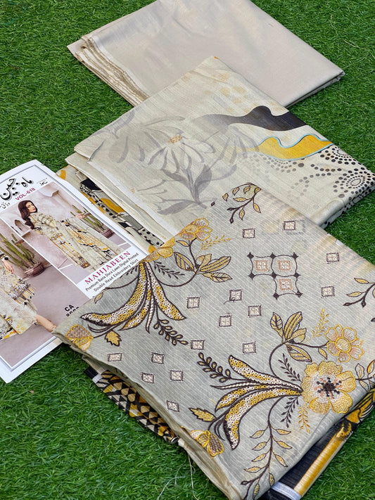 MAHJABEEN - PREMIUM EMBROIDERY LAWN COLLECTION