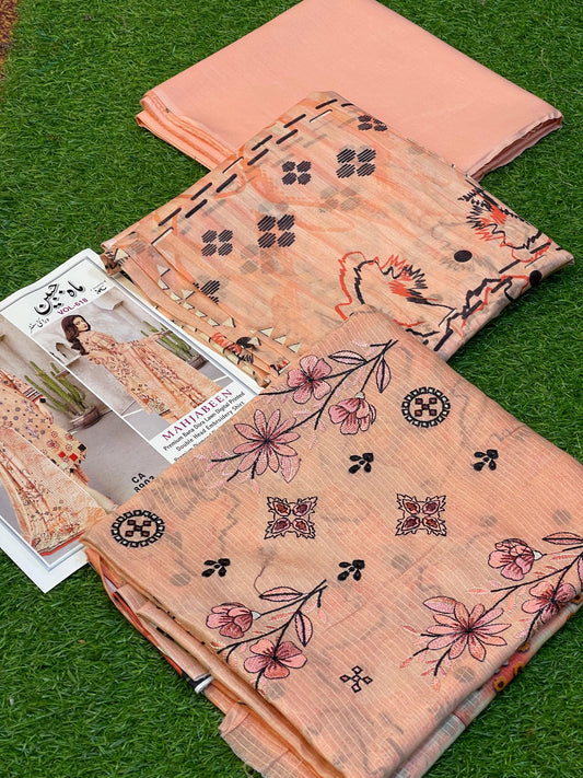 MAHJABEEN - PREMIUM EMBROIDERY LAWN COLLECTION