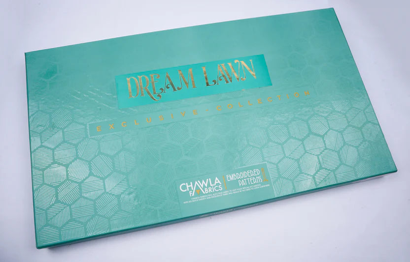 Dream Lawn Cotton Thread Embroidery By Chawla || D#6008 - Sufi Fabrics