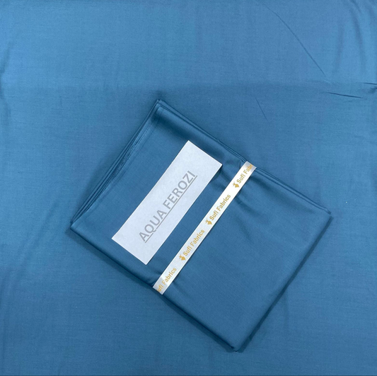 Wash&Wear Fabric(Aqua Blue/Ferozi)