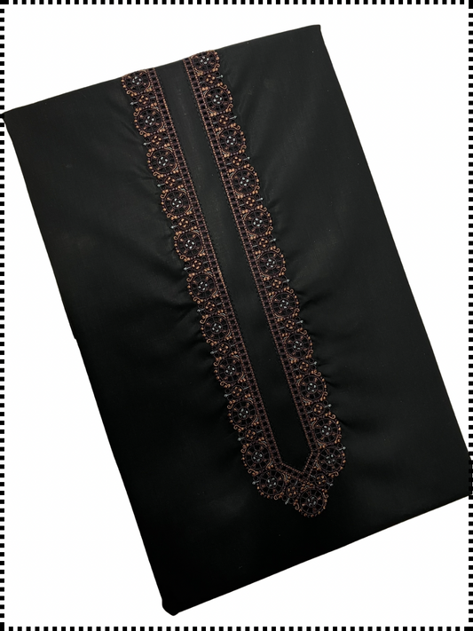 Chawla - Black Embroidery Suit D#003