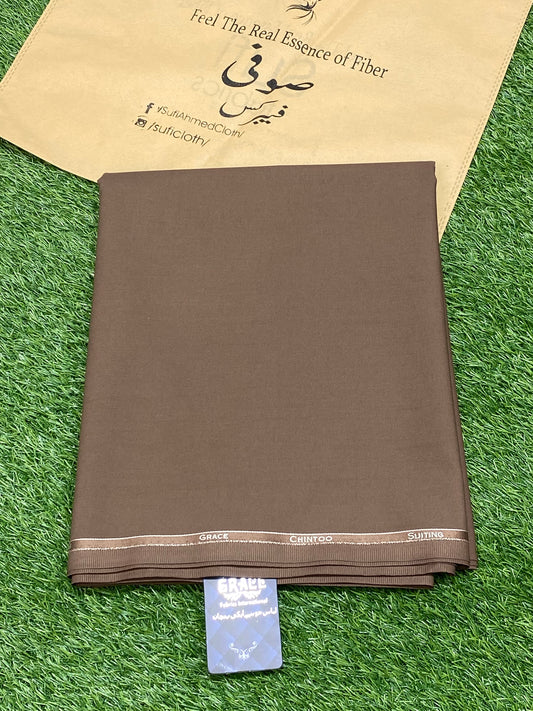 Chintoo By Grace – Wash & Wear (Walnut Brown) - Sufi Fabrics