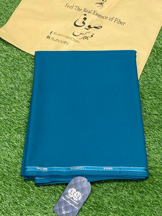 Chintoo By Grace – Wash & Wear (Zinc Green) - Sufi Fabrics