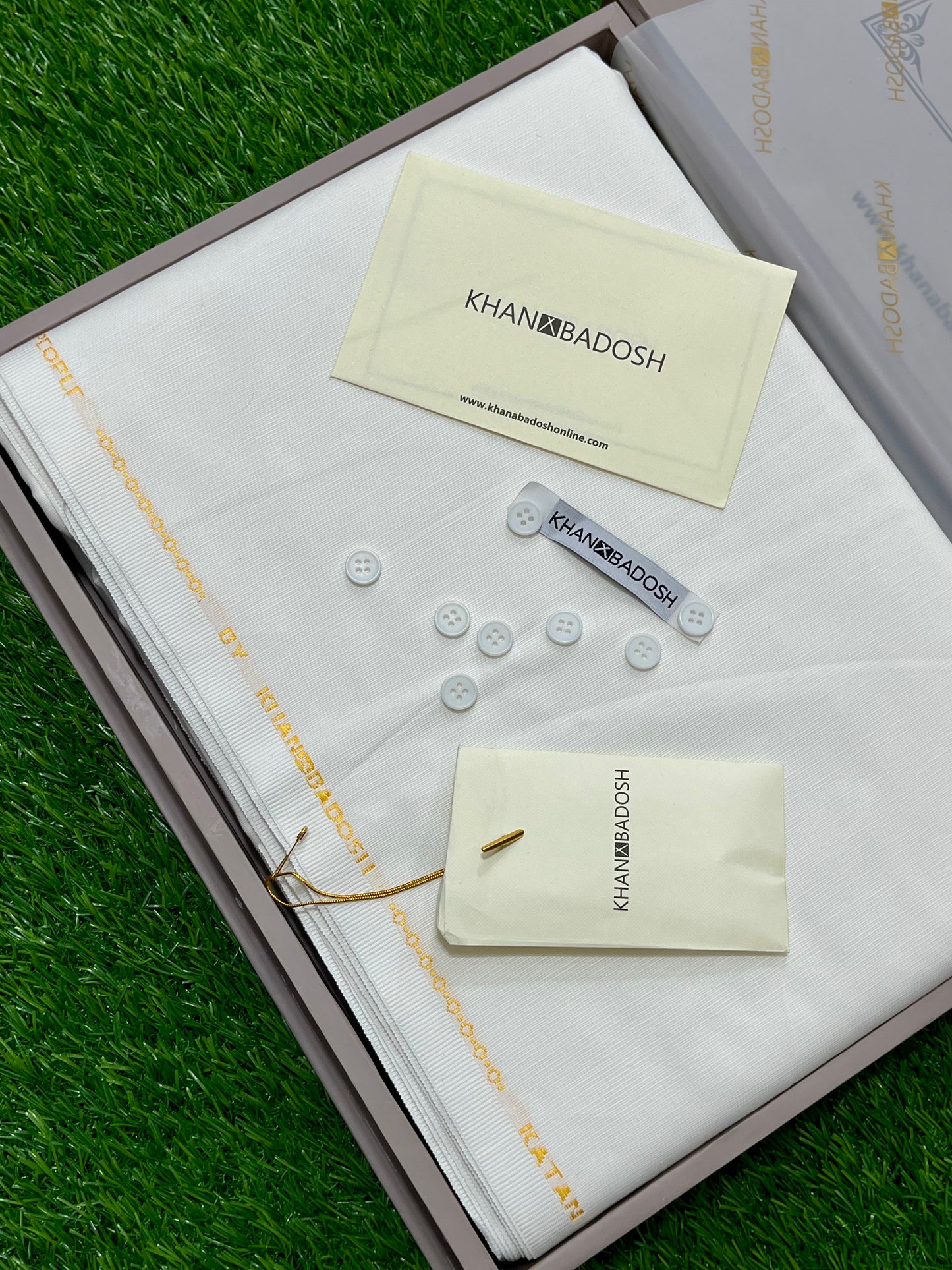 Winter Cotton || Katan by Khanabadosh || Off White