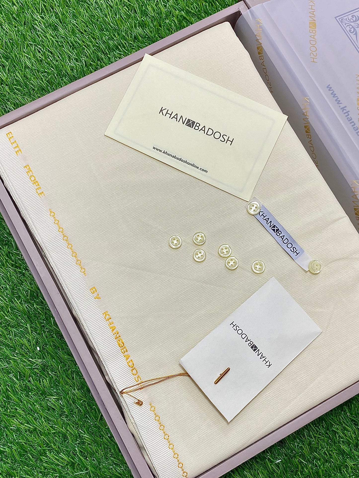 Winter Cotton || Katan by Khanabadosh || Cream White