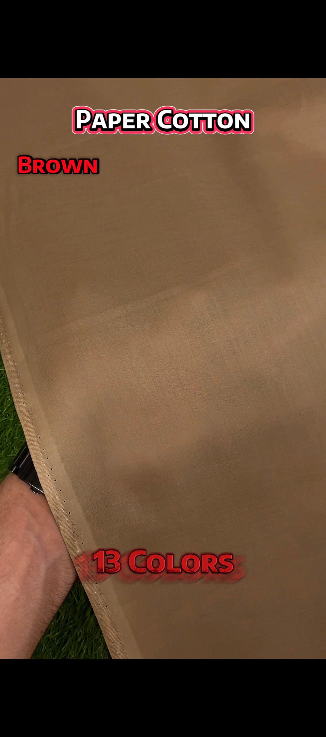 Paper Cotton || Brown