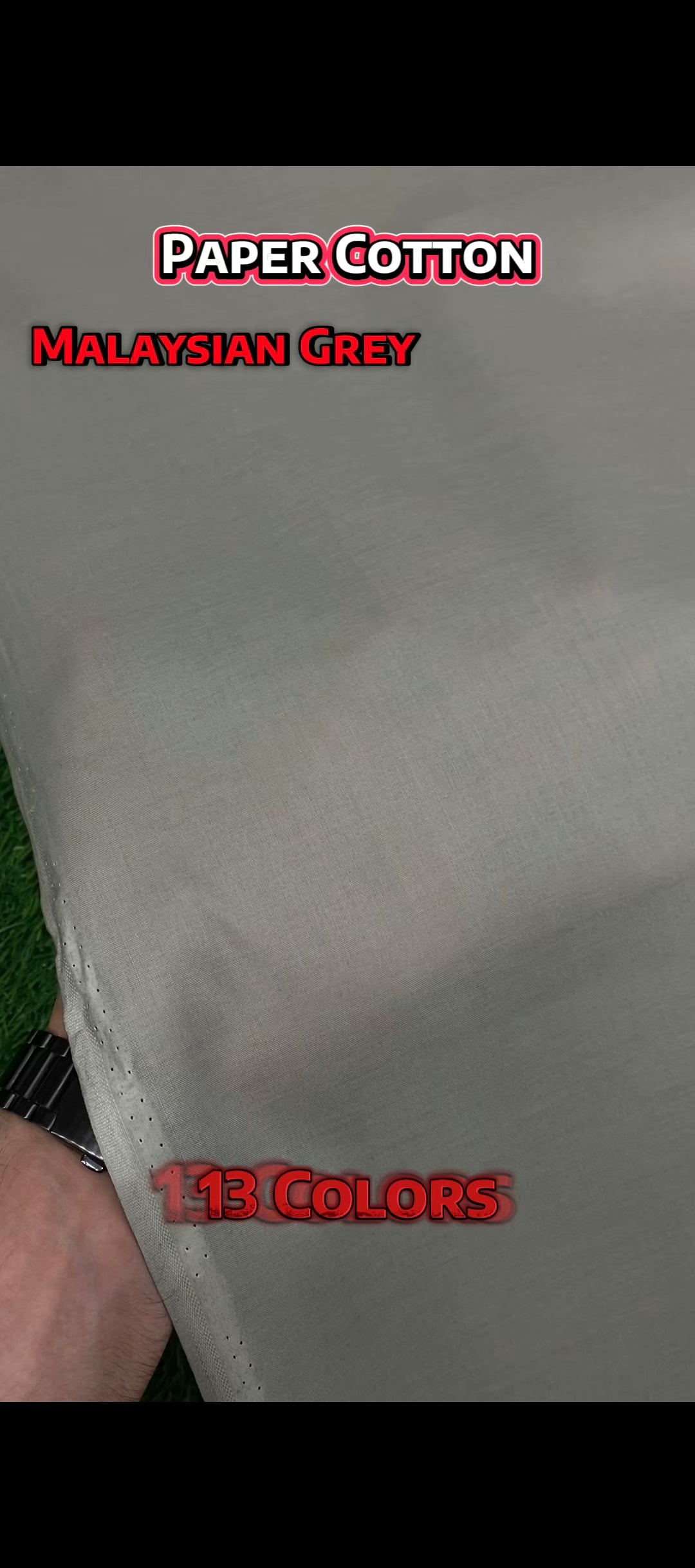 Paper Cotton || Malaysian Grey