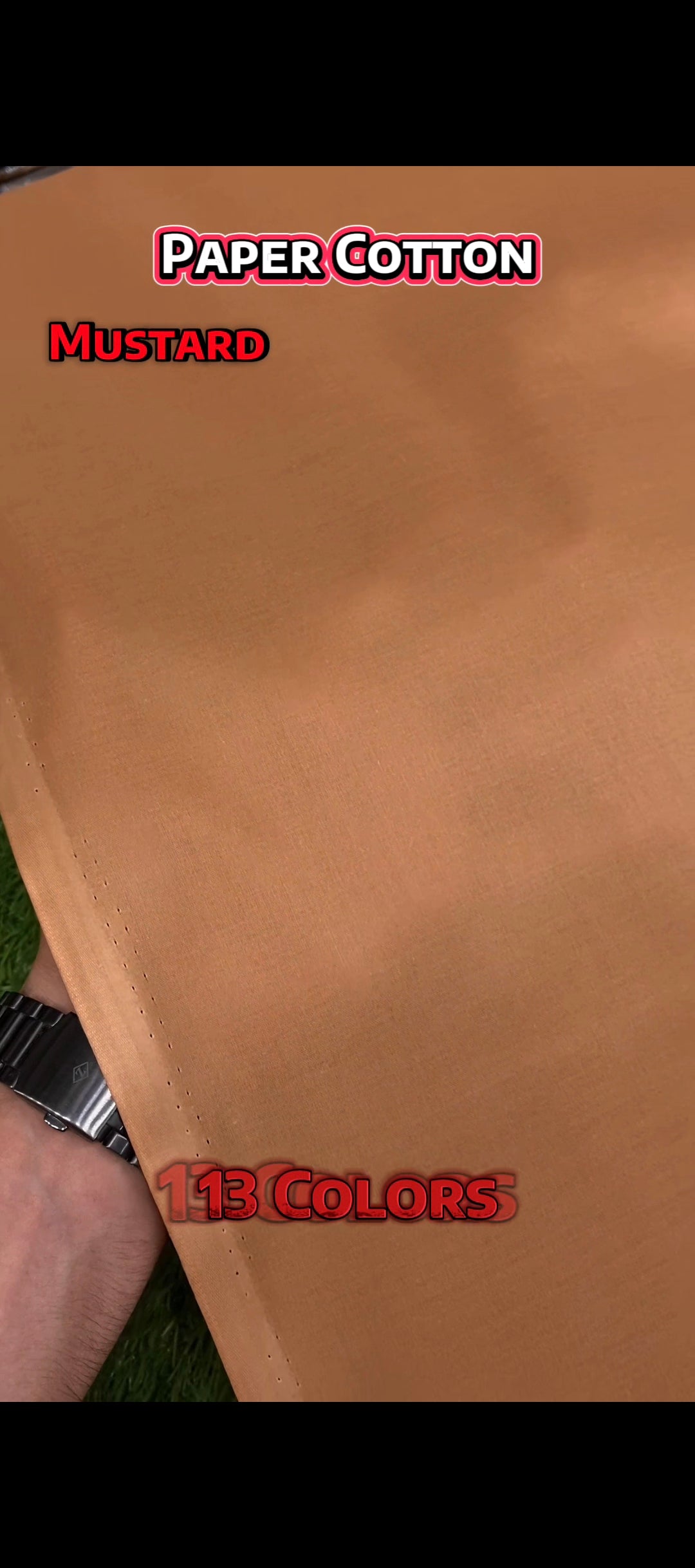 Paper Cotton || Mustard