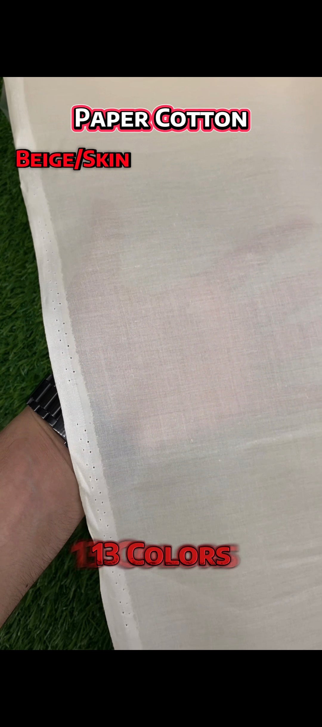 Paper Cotton || Beige/Skin