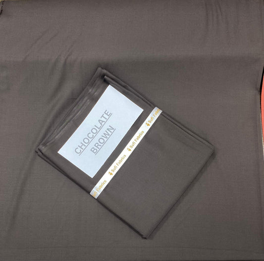 Wash&Wear Fabric(Chocolate Brown)