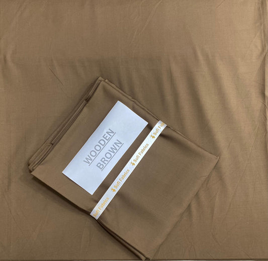 Wash&Wear Fabric(Wooden Brown)