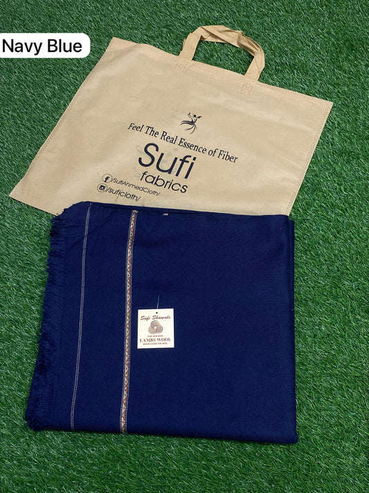 Sufi Shawl || Navy Blue
